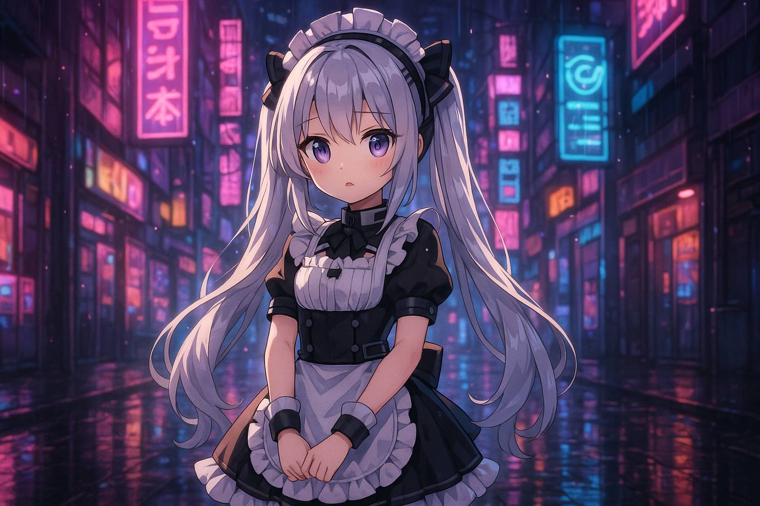 高清视频教程动漫 - 赛博朋克少女